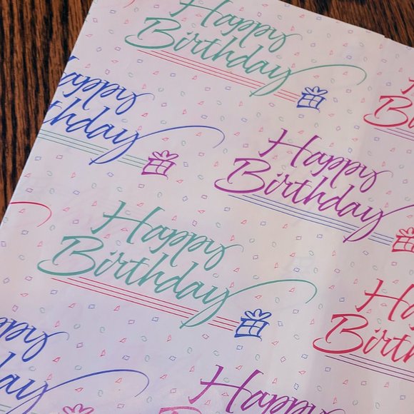 1980's Vintage Gift Wrap - Picture 7 of 9